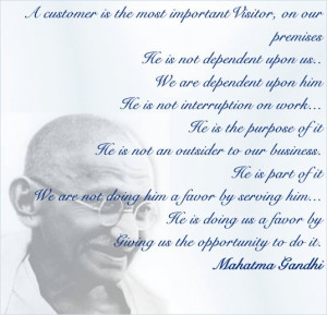 ... service should come from Mahatma Gandhi himself, as an extension of