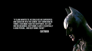 Batman Quote