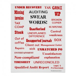 Auditor and Auditing Office Posters