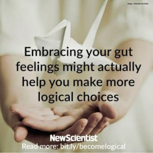 Embracing your gut feelings might actually help you make more logical ...