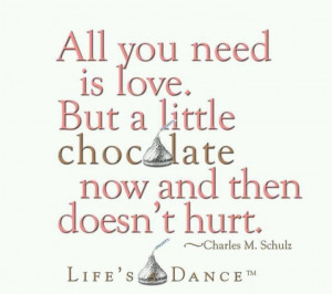 Chocolate = love