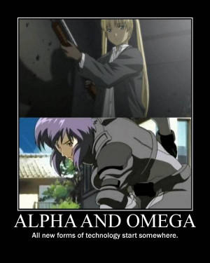 Anime: Gunslinger Girl(top), Ghost in the Shell: Stand Alone Complex