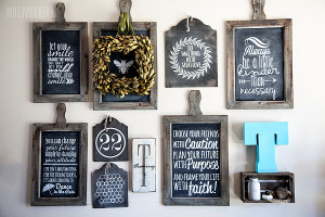 ... few tips before you can make a successful vinyl chalkboard sign