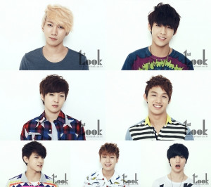BTOB members: (row 1:) Eunkwang, Minhyuk, (row 2:) Changsub, Hyunsik ...