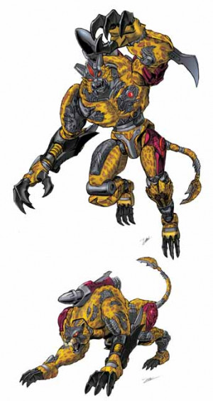 Beast Wars Cheetor Art Full...