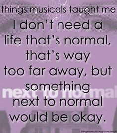 Next to Normal More