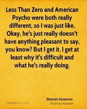 Shannyn Sossamon - Less Than Zero and American Psycho were both really ...