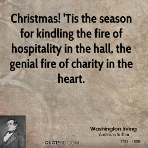 Christmas! 'Tis the season for kindling the fire of hospitality in the ...