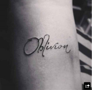 TFIOS 'Oblivion' tattoo via: Buzzfeed