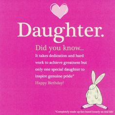 ... Birthday Words for Daughter | The Tickle Company My Daughter Birthday