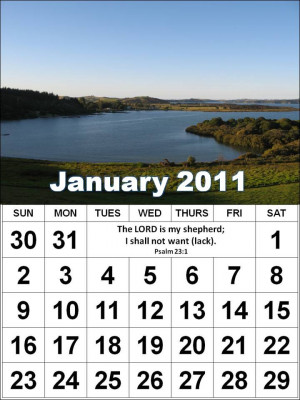 2011 Monthly Motivational Quotes Calendars
