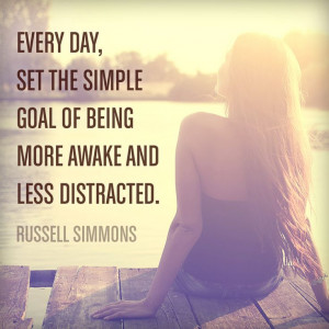... Quote, Spirituality Quotes, Simple Goals, Distraction Quotes, Russell