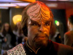 Star Trek - DS9 Worf Kicks Arse