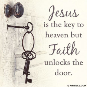 Have faith in Jesus