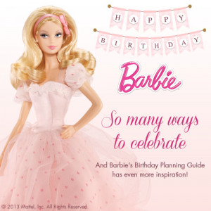 One reader will win a Barbie Birthday Wishes Barbie Doll ( ARV $34.95)