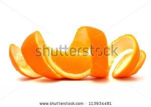 stock-photo-orange-posed-on-a-orange-peel-against-white-background ...