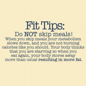 Fitness Tips eat healthy foods