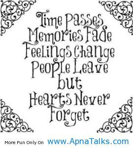 time passes memories love of my life quotes - Apna Talks