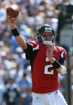 Matt Ryan Quarterback Matt Ryan 2 of the Atlanta Falcons drops back