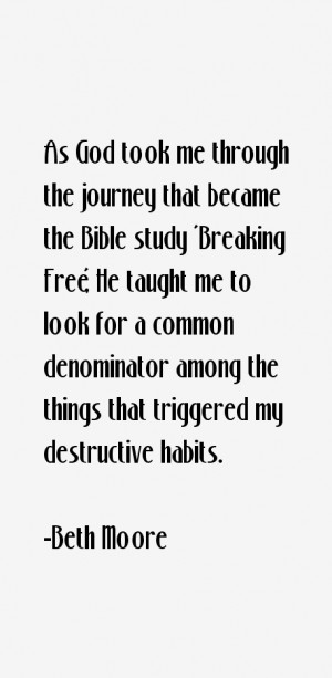 As God took me through the journey that became the Bible study ...