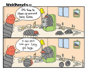 Cleaning the House Cartoon