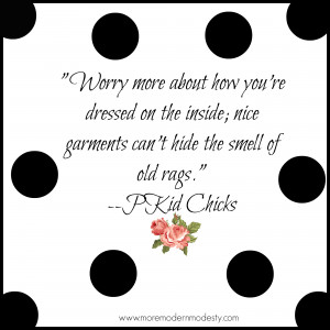 ... desire to dress modestly? If not, what made you change your mind