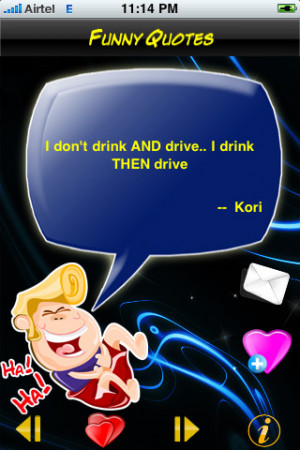 Screenshot 5 Funny Quotes ( with Twitter and Facebook integration)