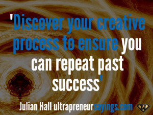Discover your creative process to ensure you can repeat past success