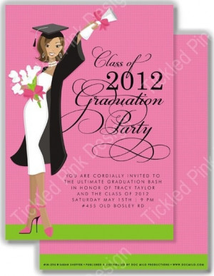 Girl African American Grad Invitation Love These African Americans ...