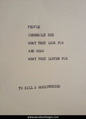 Quotes to kill a mockingbird
