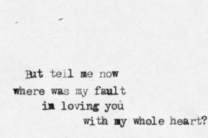quote-a-lyric:br br Mumford amp Sons - White Blank Pagebr Submitted ...