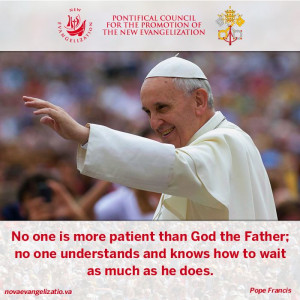 God's patience #PopeFrancis