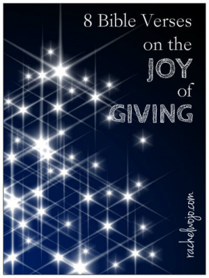 Bible Verses On the Joy of Giving