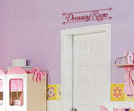 Details about Dressing Room Vinyl Wall Art Sticker Decal Quote Decor ...