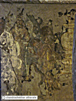 Next on my list is cave number 9, which also has some more murals of ...