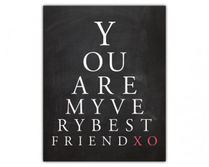 Printable love quotes chalkboard eye chart print by iamawakened, $5.50