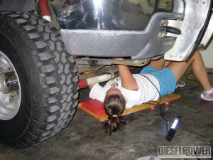 The Girls Of Diesel Power Girl On A Creeper