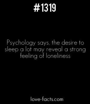 love–facts:Did you know?Psychology says, the desire to sleep a lot ...