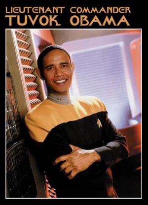 Komrade Yarbz Lieutenant Commander Tuvok Obama Photoshop:
