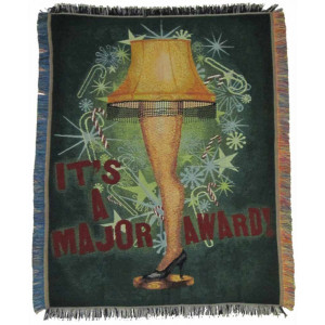 ... Christmas Story / A Christmas Story Leg Lamp Tapestry Throw Blanket
