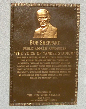 BOB SHEPPARD, VOICE OF THE YANKEES, DIES AT 99