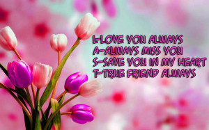 friendship love quotes & wallpaper