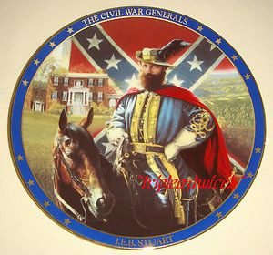 jeb stuart civil war legendary generals of civil war jeb stuart plate ...