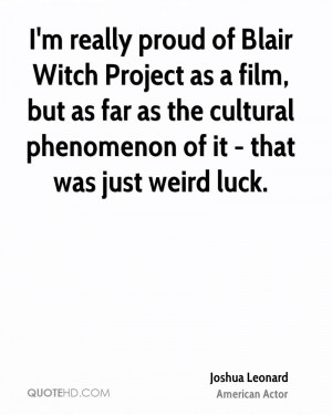 The Blair Witch Project Quotes