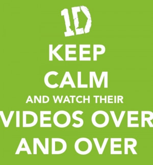 keep calm, one direction, over, over and over, videos, watch