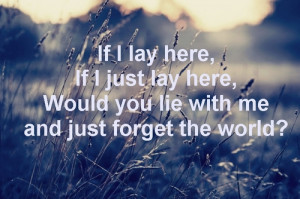 Snow Patrol Quotes.