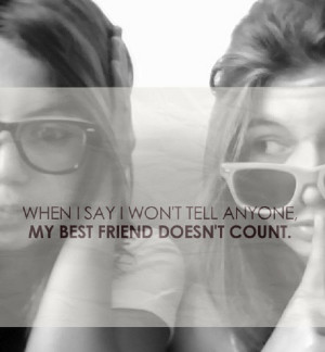 Best Friend Doesn’t Count