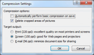 Uncheck Automatically Preform Basic Compression on Save