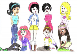 Hipster Disney Princesses Mayanna Deviantart