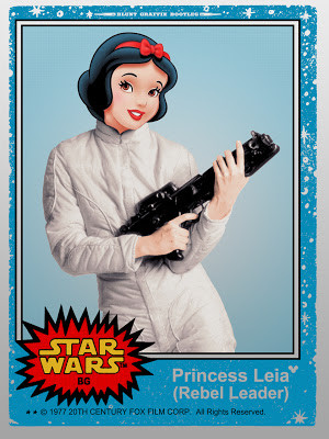 Princess Leia Trading Card Print by Blunt Graffix World Premier ...